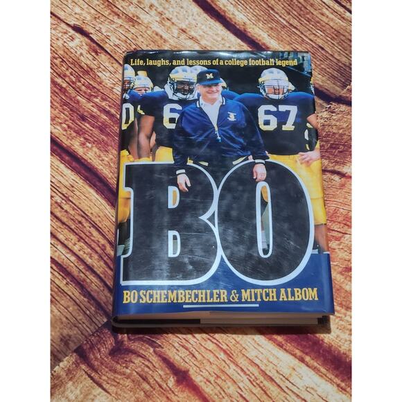 Bo by‎ Mitch Albom and Bo Schembechler (1989, Hardcover) FIRST EDITION - Picture 1 of 15